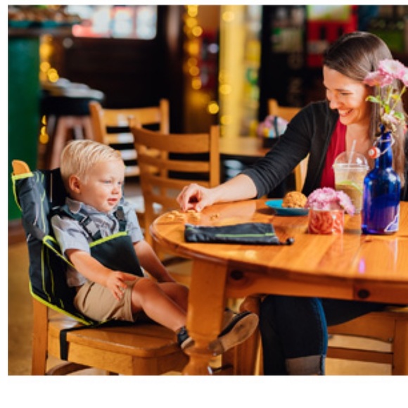 NEW MY LITTLE SEAT The Original Easy Seat Portable High Chair Cloth Travel Chair - Picture 4 of 4